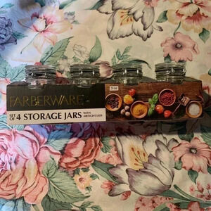 Farberware 4 Storage Jars